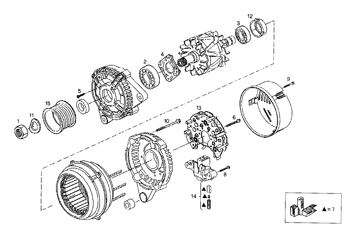 Iveco/FPT GENERATOR (COMPONENTS)