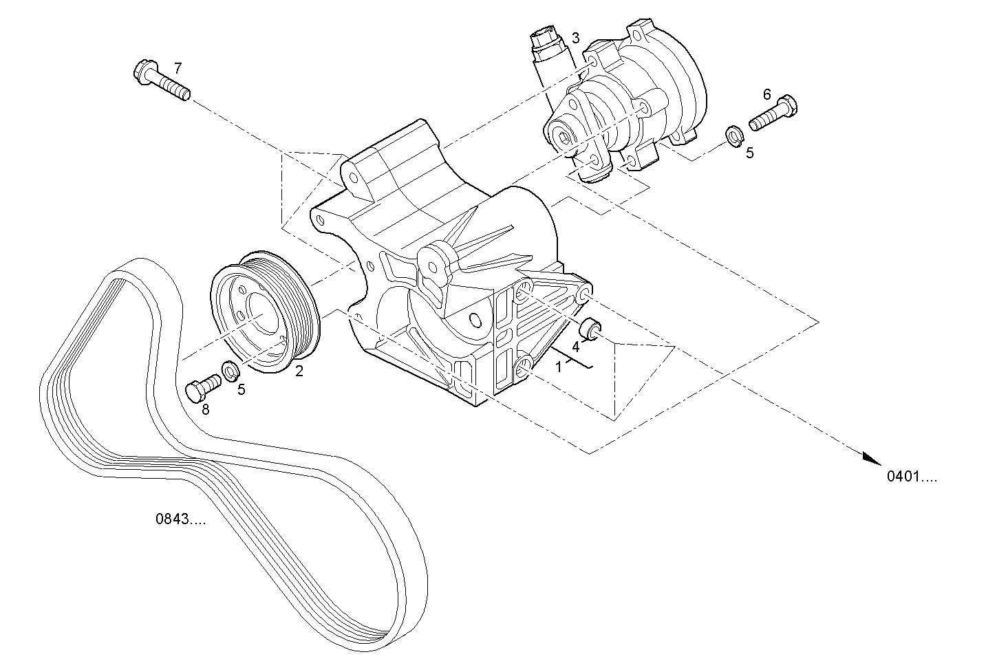 Iveco/FPT POWER STEERING PUMP