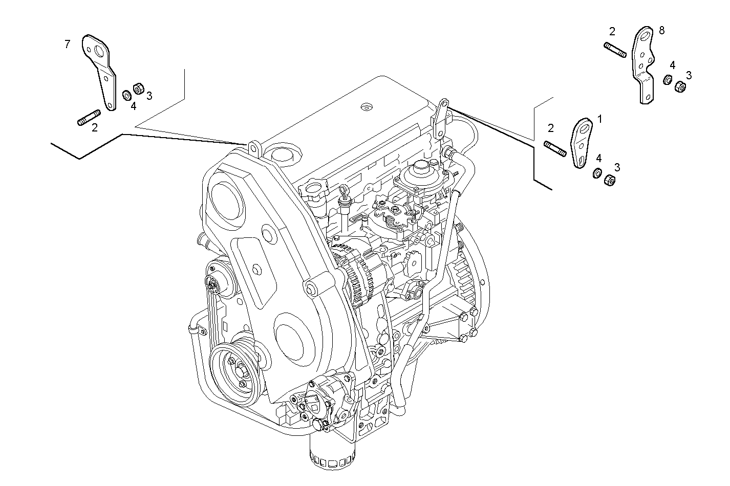 Iveco/FPT ENGINE SUSPENSION