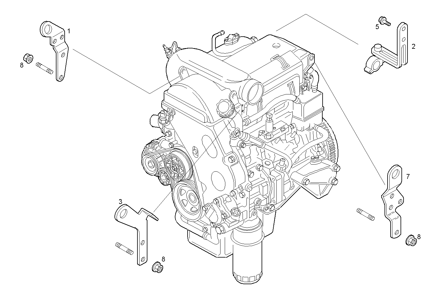 Iveco/FPT ENGINE SUSPENSION