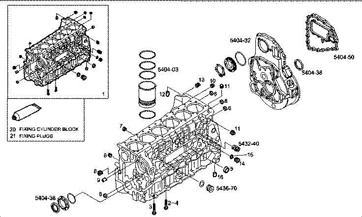 Iveco/FPT ENGINE BLOCK ASSY