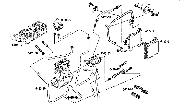 Iveco/FPT PIPE TO ENGINE E.C.U.