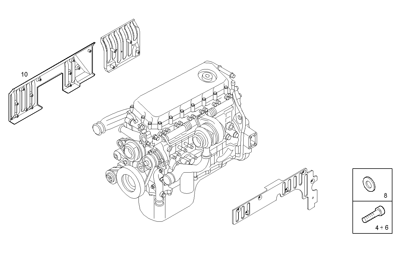 Iveco/FPT SOUND PROOFING CYLINDER HEAD