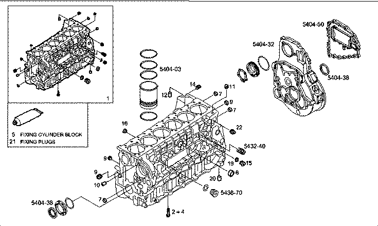 Iveco/FPT ENGINE BLOCK ASSY