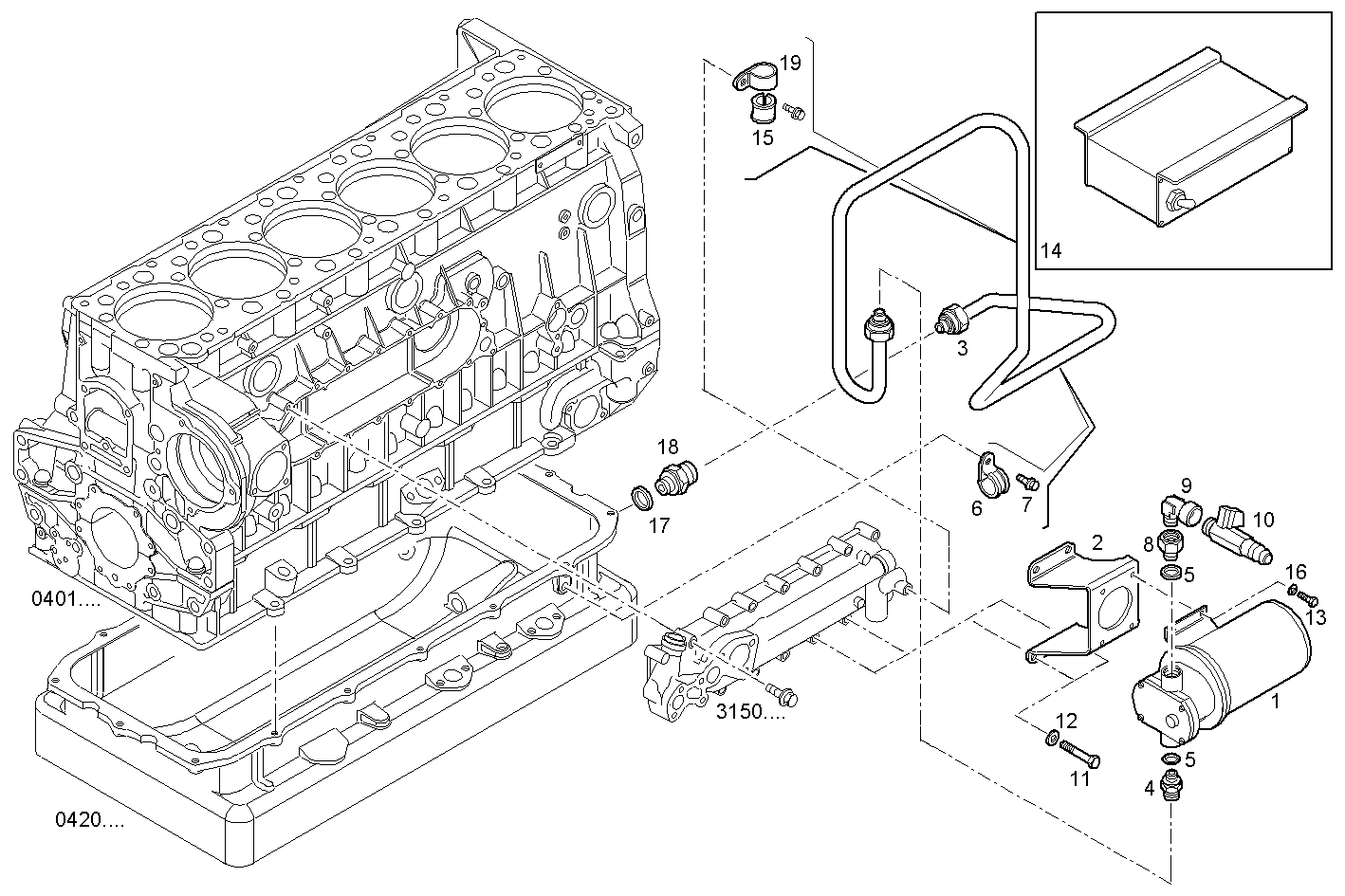 Iveco/FPT OIL OUTLET PUMP