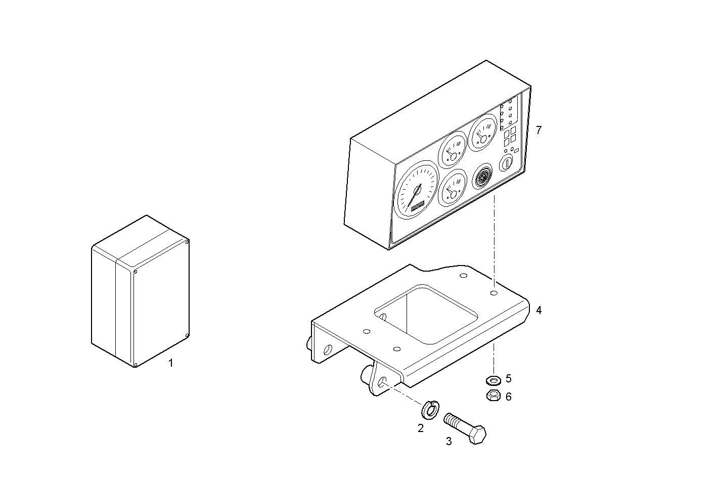 Iveco/FPT PANEL WITH ELECTRICAL INSTRUMENTS