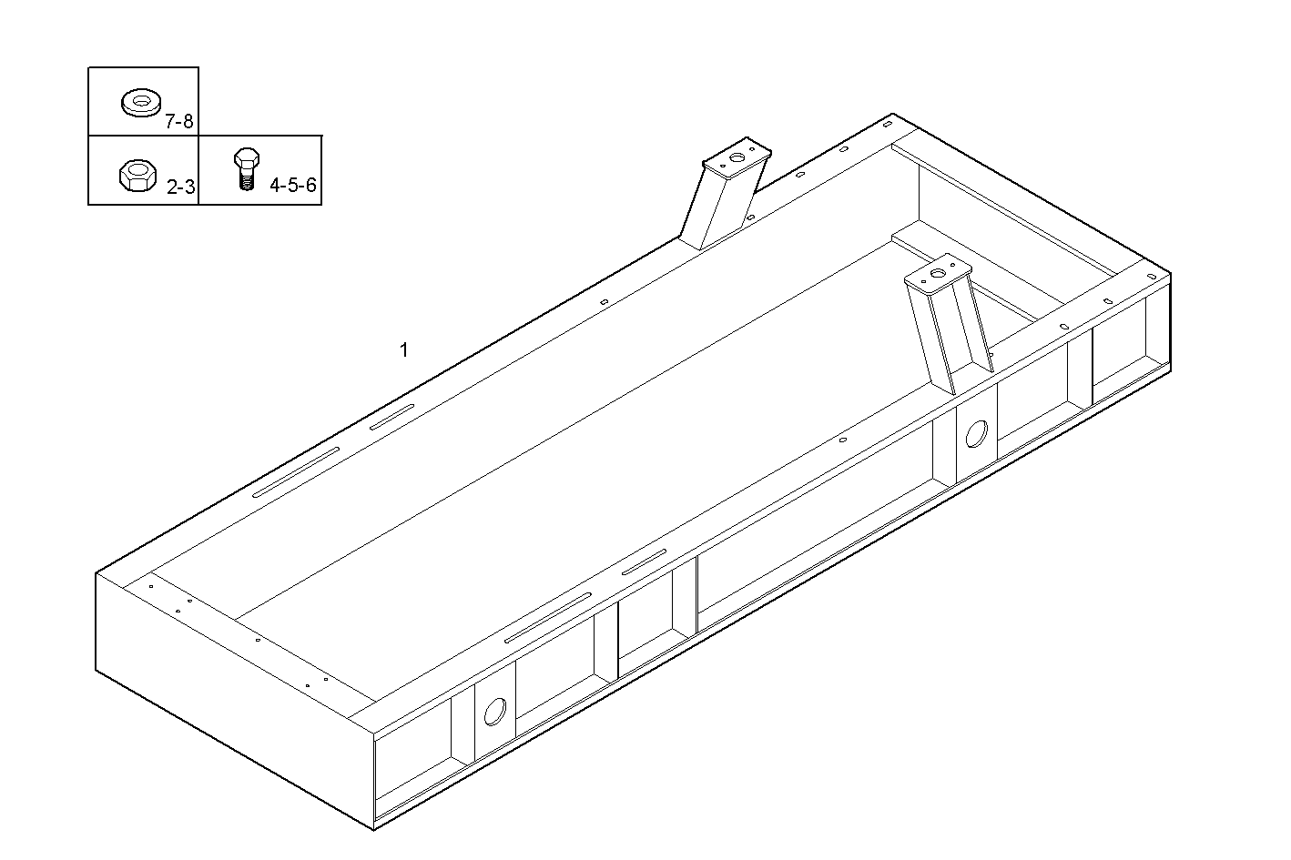 Iveco/FPT SUBSAE-SUPPORT FRAME