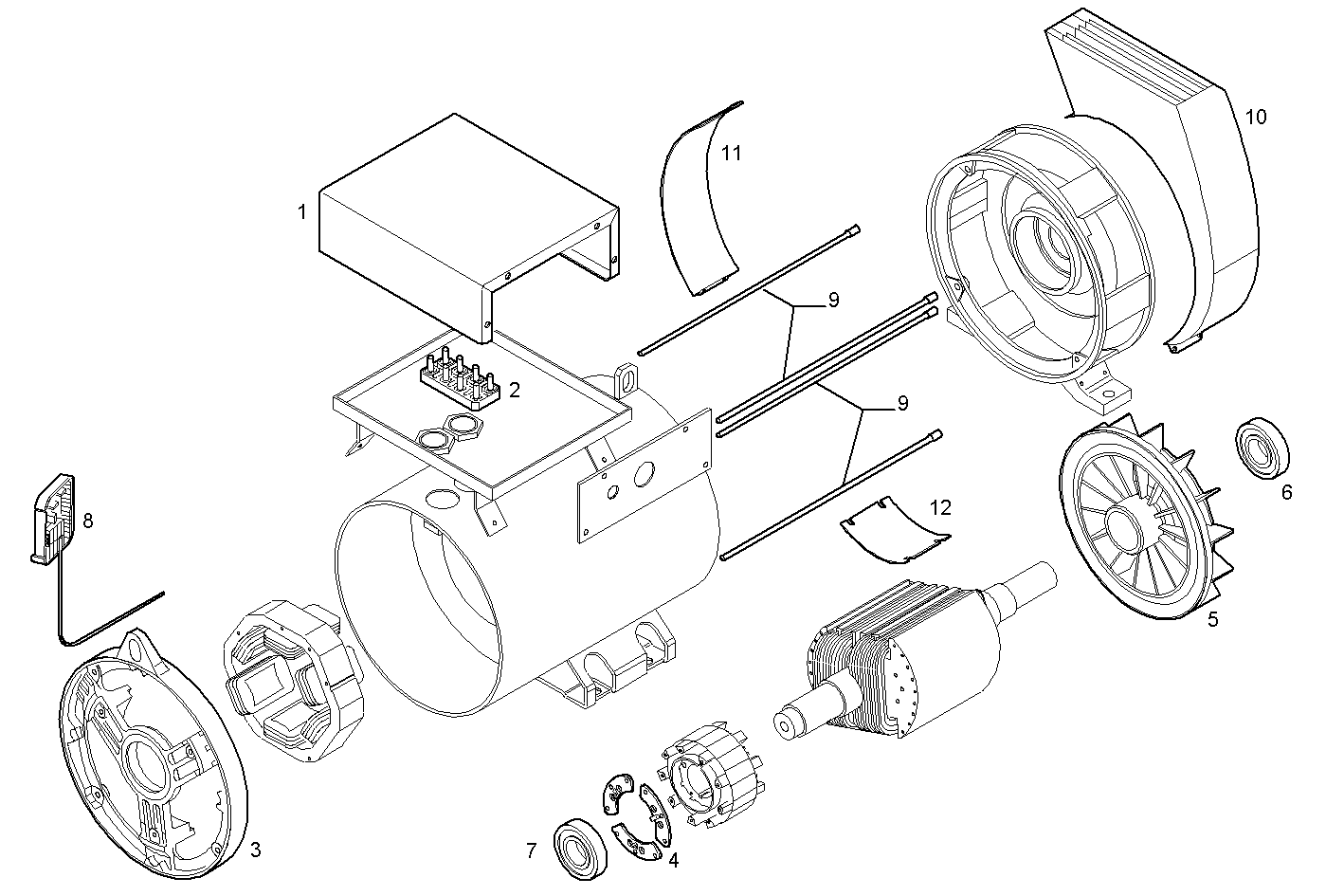 Iveco/FPT ELECTRIC MACHINE (COMPONENTS)