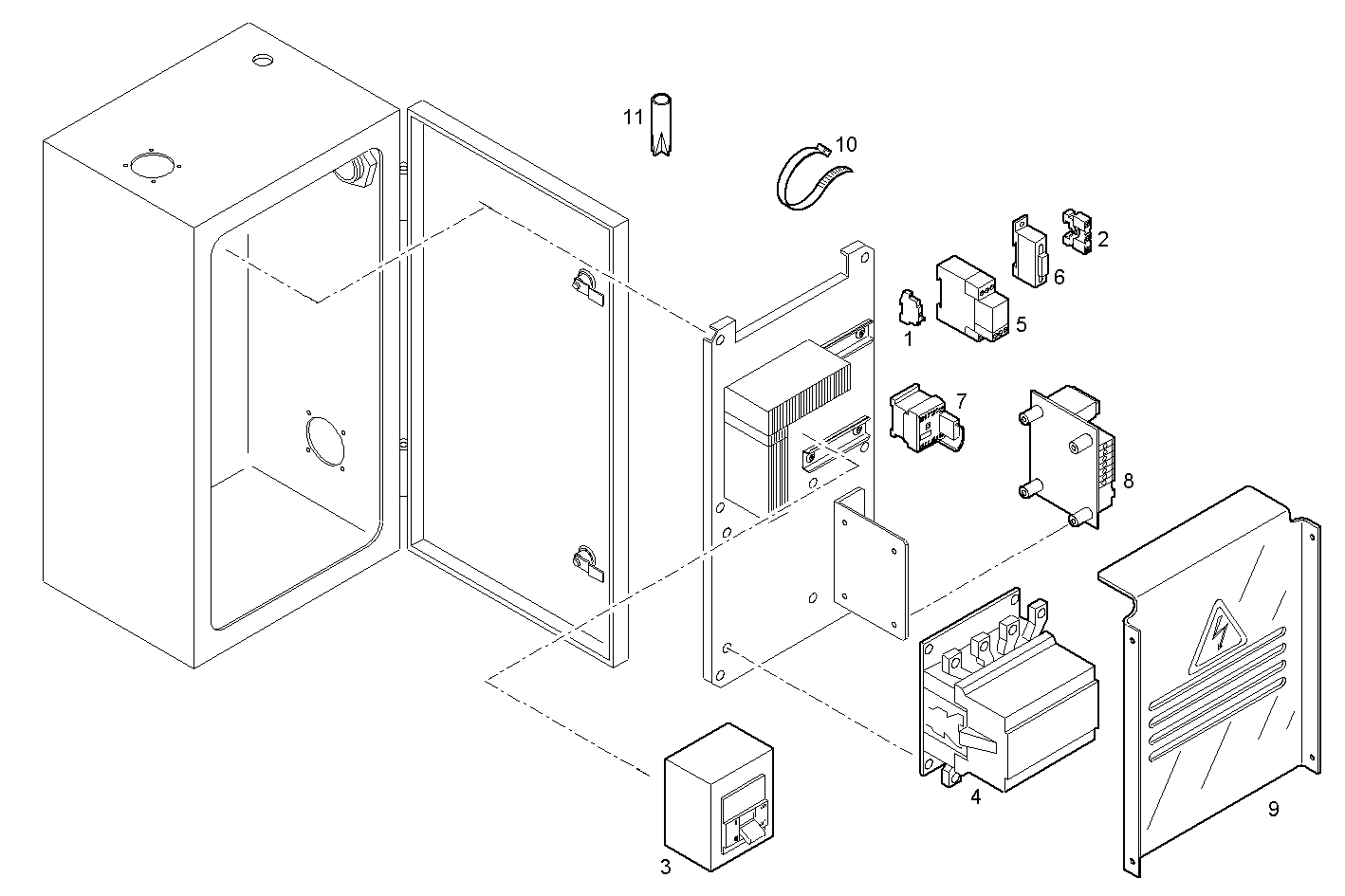 Iveco/FPT AUTOMATIC CONTROL PANEL (COMPONENTS)