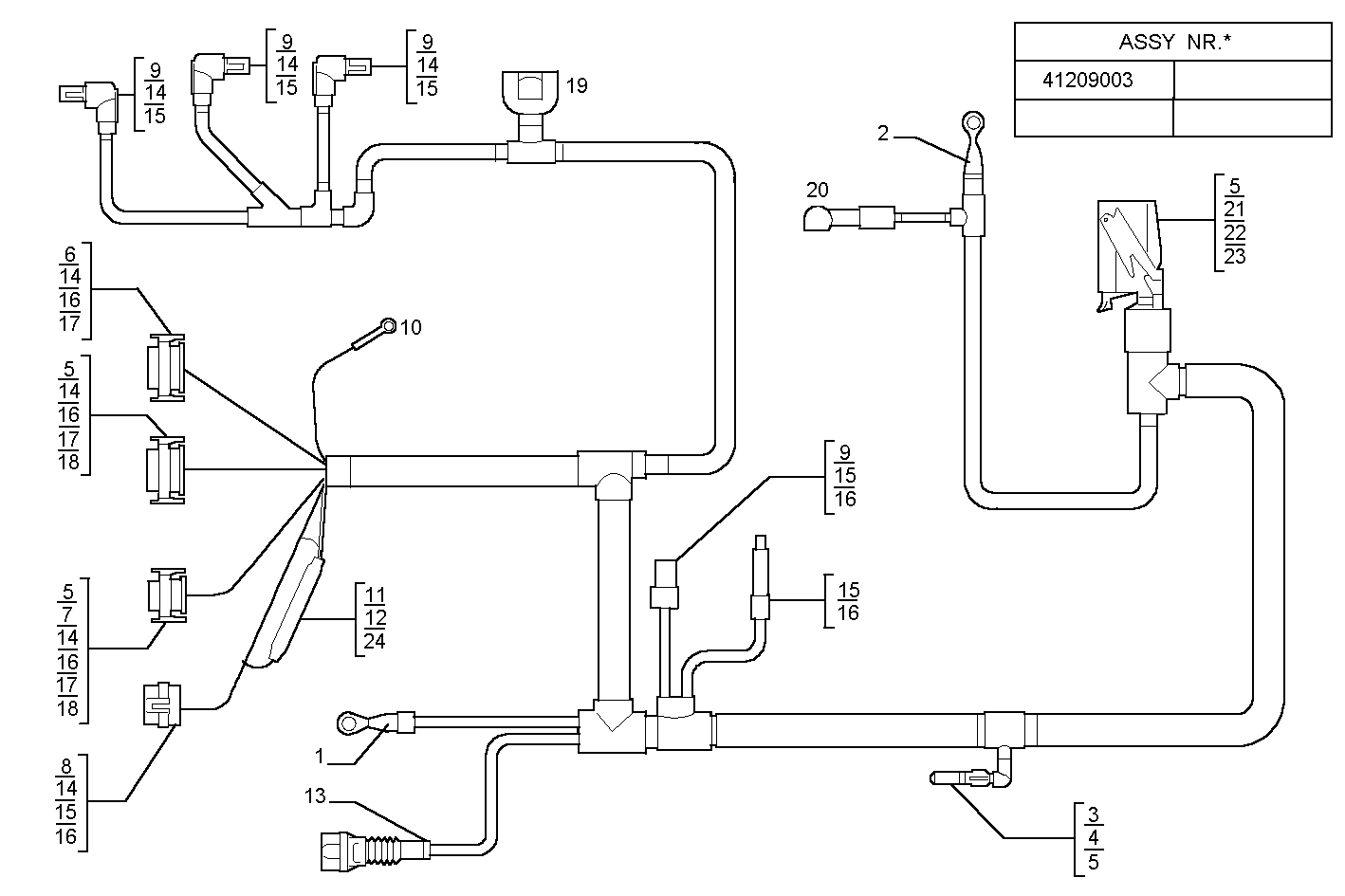 Iveco/FPT ENGINE ELECTRIC WIRING (COMPONENTS)