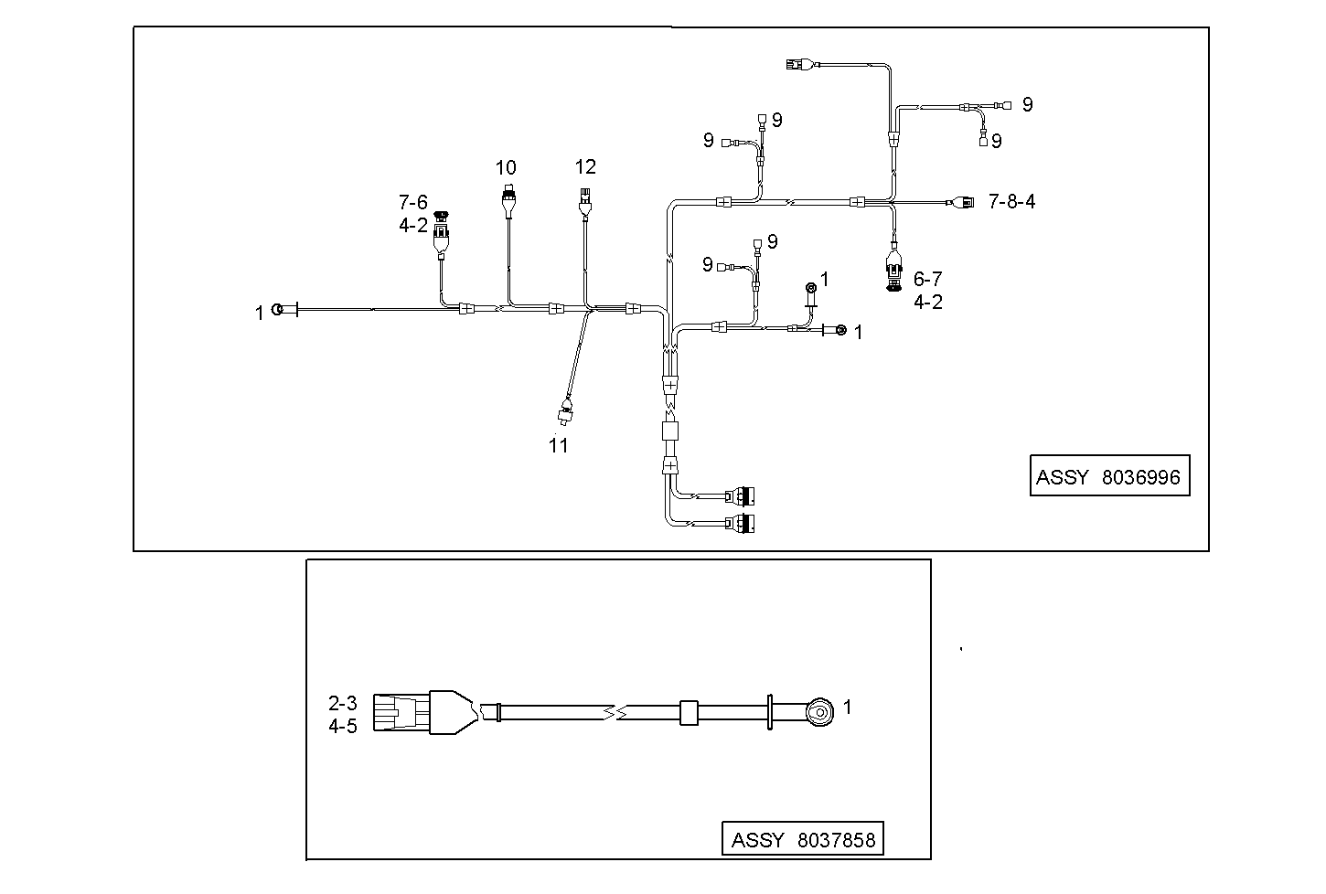 Iveco/FPT ENGINE ELECTRIC WIRING (COMPONENTS)