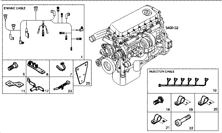 Iveco/FPT ENGINE CABLE