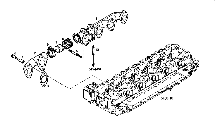 Iveco/FPT EXAUST MANIFOLD