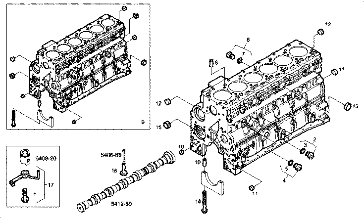 Iveco/FPT ENGINE BLOCK ASSY