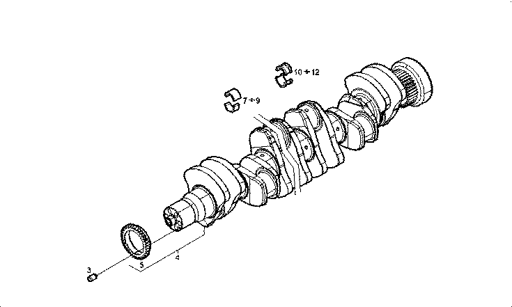 Iveco/FPT CRANK SHAFT ASSEMBLY