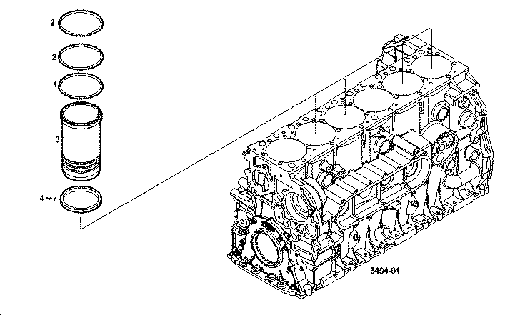 Iveco/FPT CYLINDER LINE ASSEMBLY