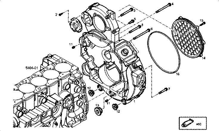 Iveco/FPT REAR CRANKCASE COVER