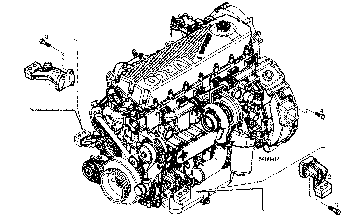 Iveco/FPT FRONT ENGINE SUPPORT