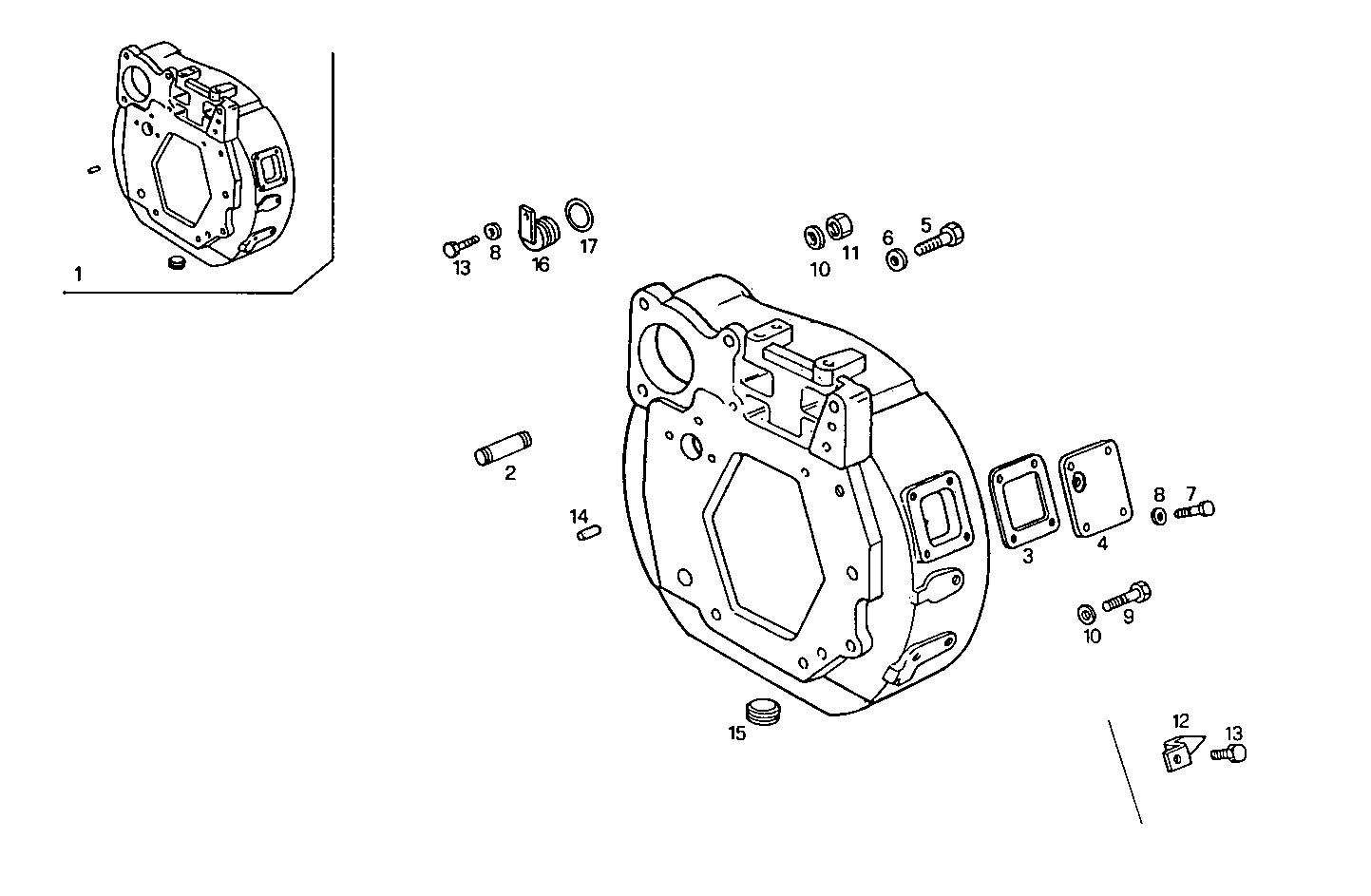 Iveco/FPT FLYWHEEL HOUSING SAE 3