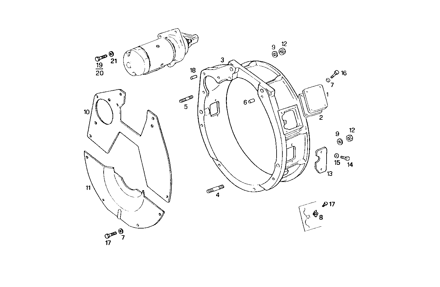 Iveco/FPT FLYWHEEL HOUSING SAE 3