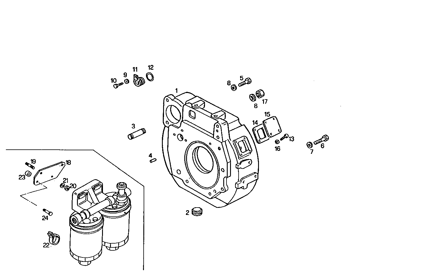 Iveco/FPT FLYWHEEL HOUSING SAE 3