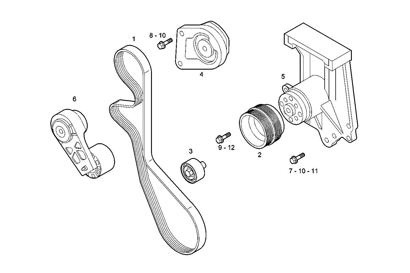 Iveco/FPT PREARRANGEMENT FOR FAN