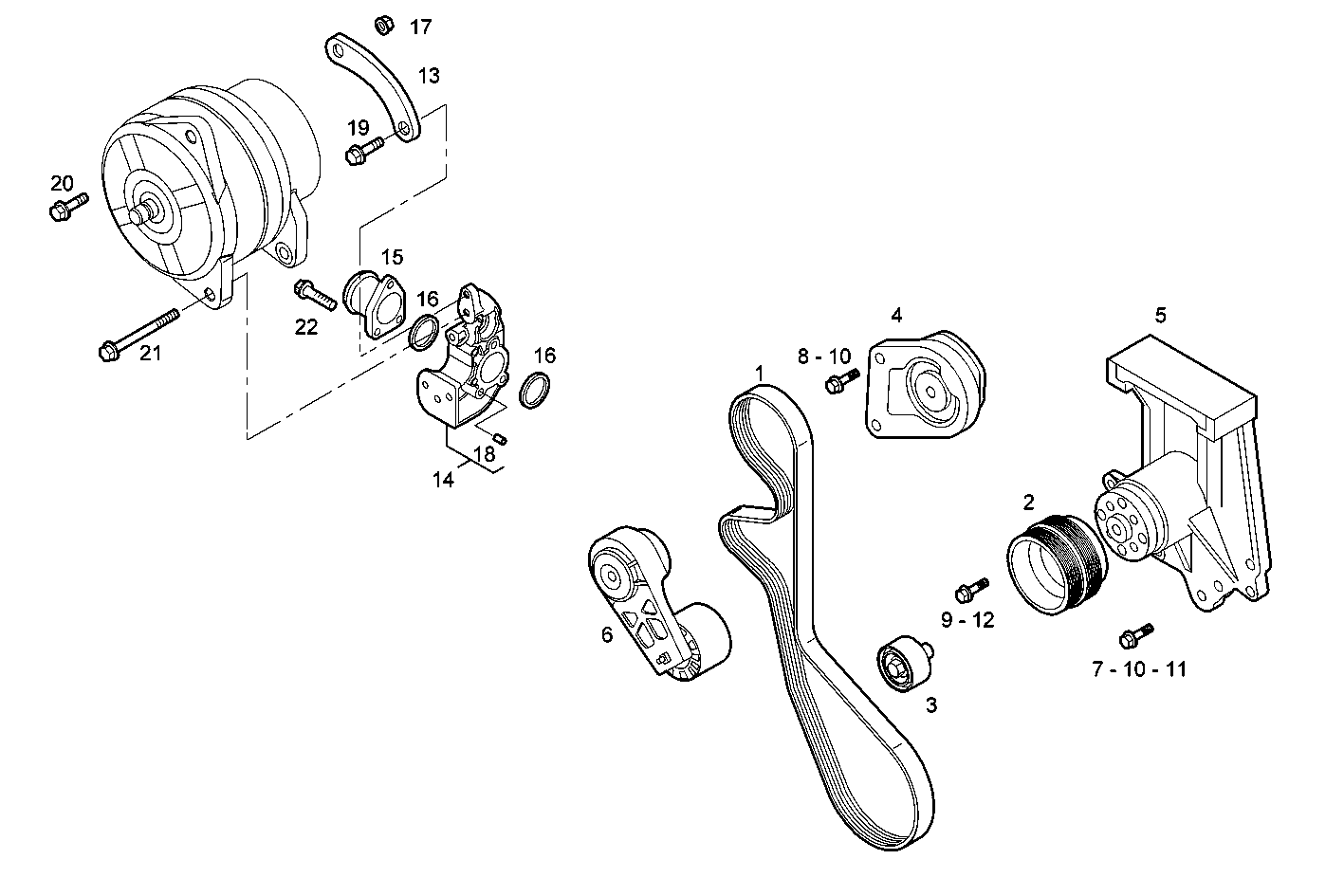 Iveco/FPT PREARRANGEMENT FOR FAN