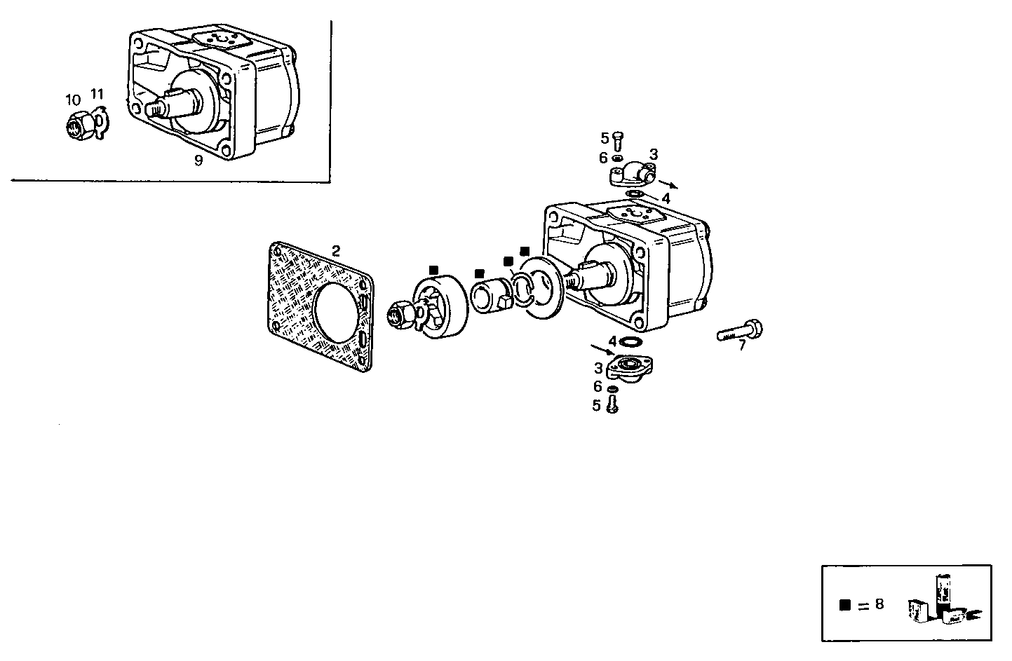 Iveco/FPT REAR HYDRAULIC PUMP