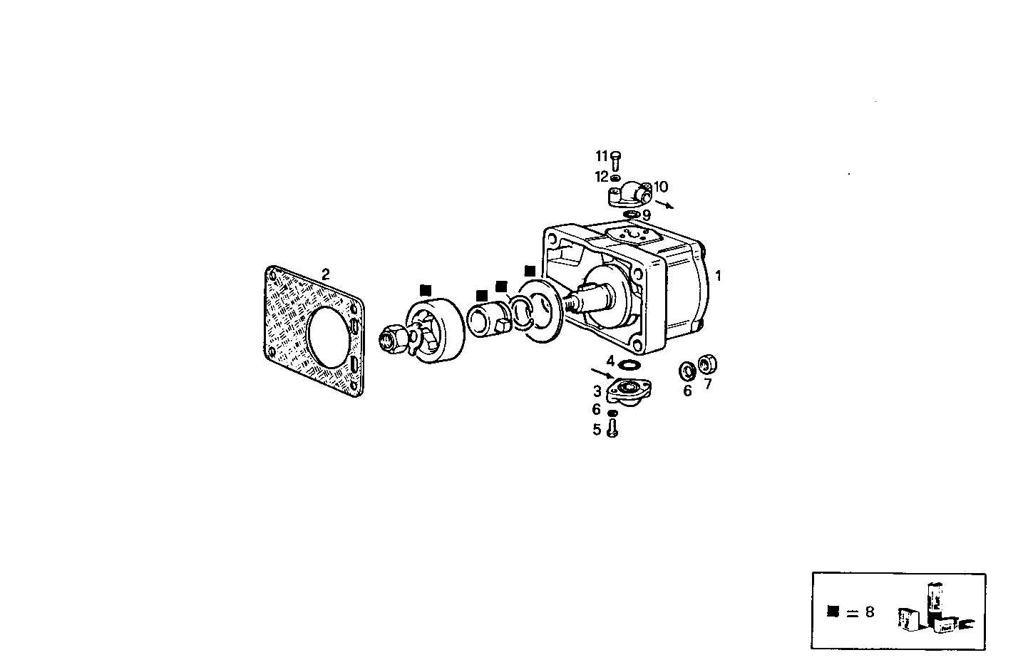 Iveco/FPT FRONT HYDRAULIC PUMP