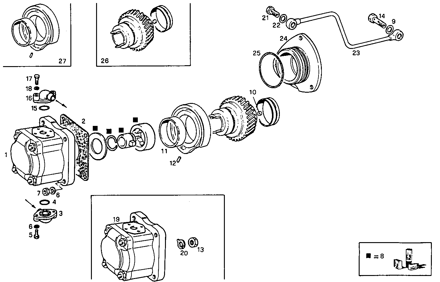 Iveco/FPT LOW FRONT HYDRAULIC PUMP