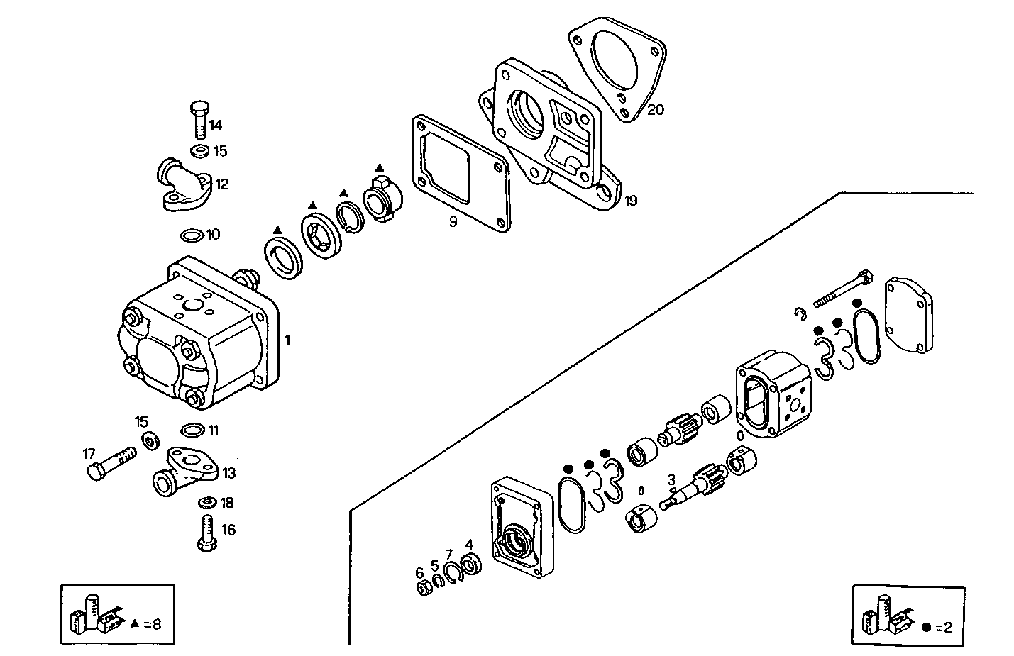 Iveco/FPT REAR HYDRAULIC PUMP