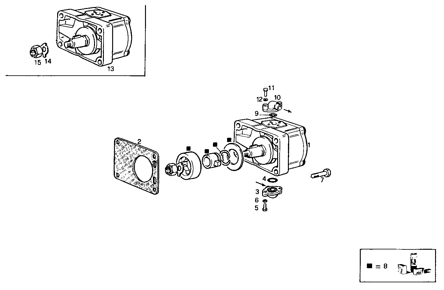 Iveco/FPT REAR HYDRAULIC PUMP