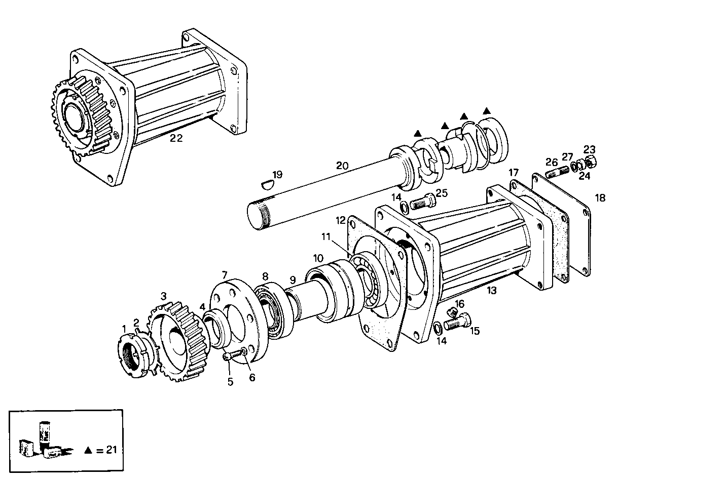 Iveco/FPT ARRANGED FOR HYDRAULIC PUMP