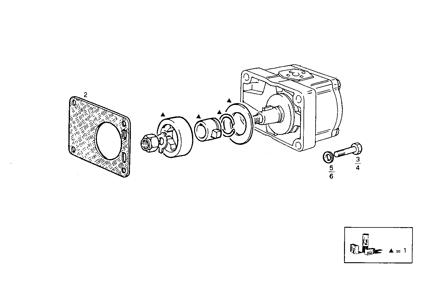 Iveco/FPT ARRANGED FOR HYDRAULIC PUMP