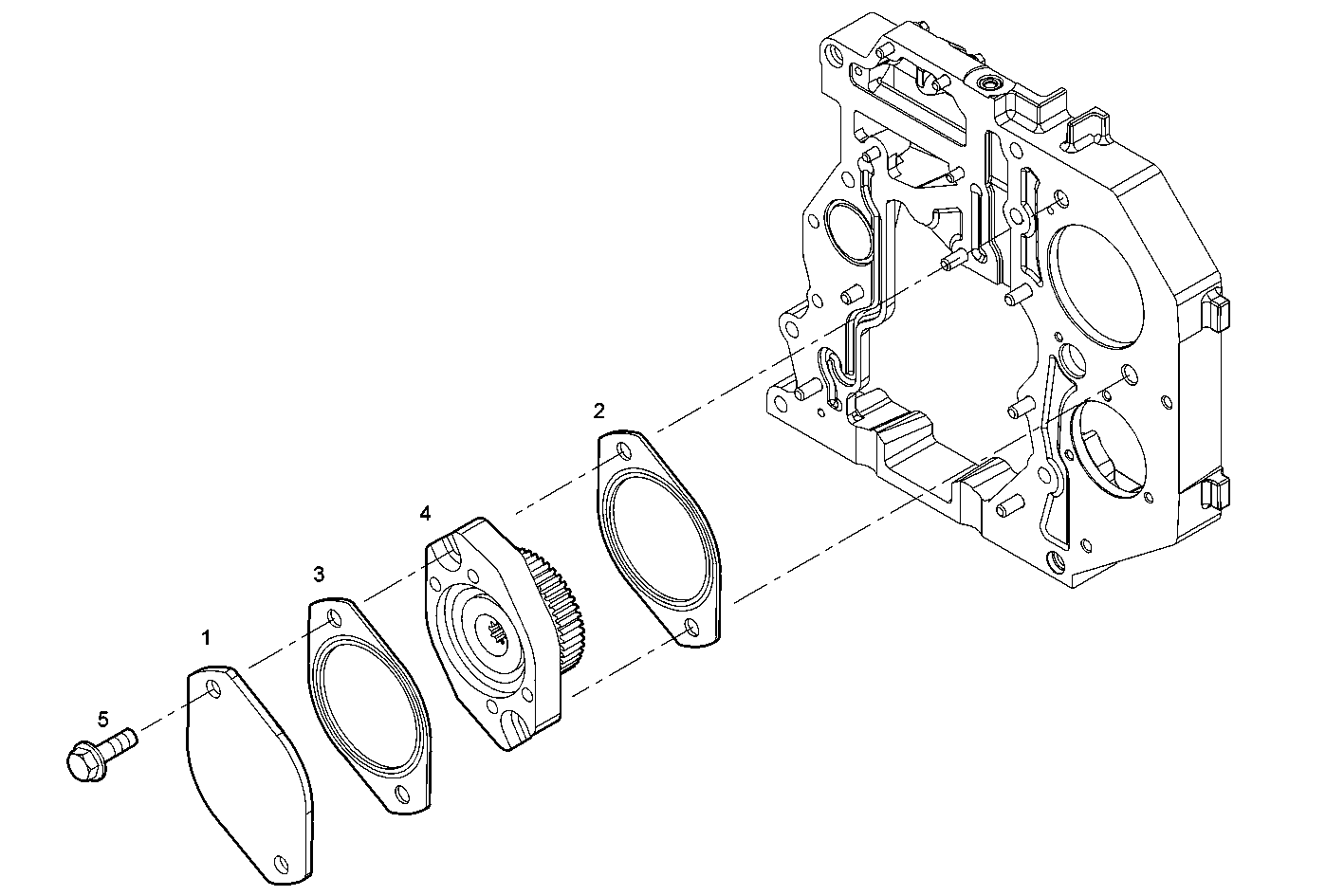 Iveco/FPT ARRANGED FOR HYDRAULIC PUMP