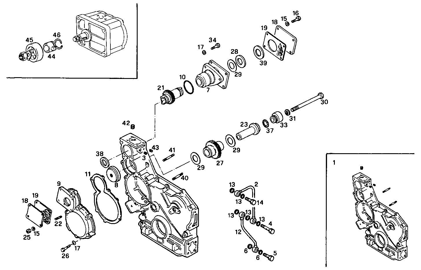 Iveco/FPT ARRANGED FOR 2  HYDRAULIC PUMPS