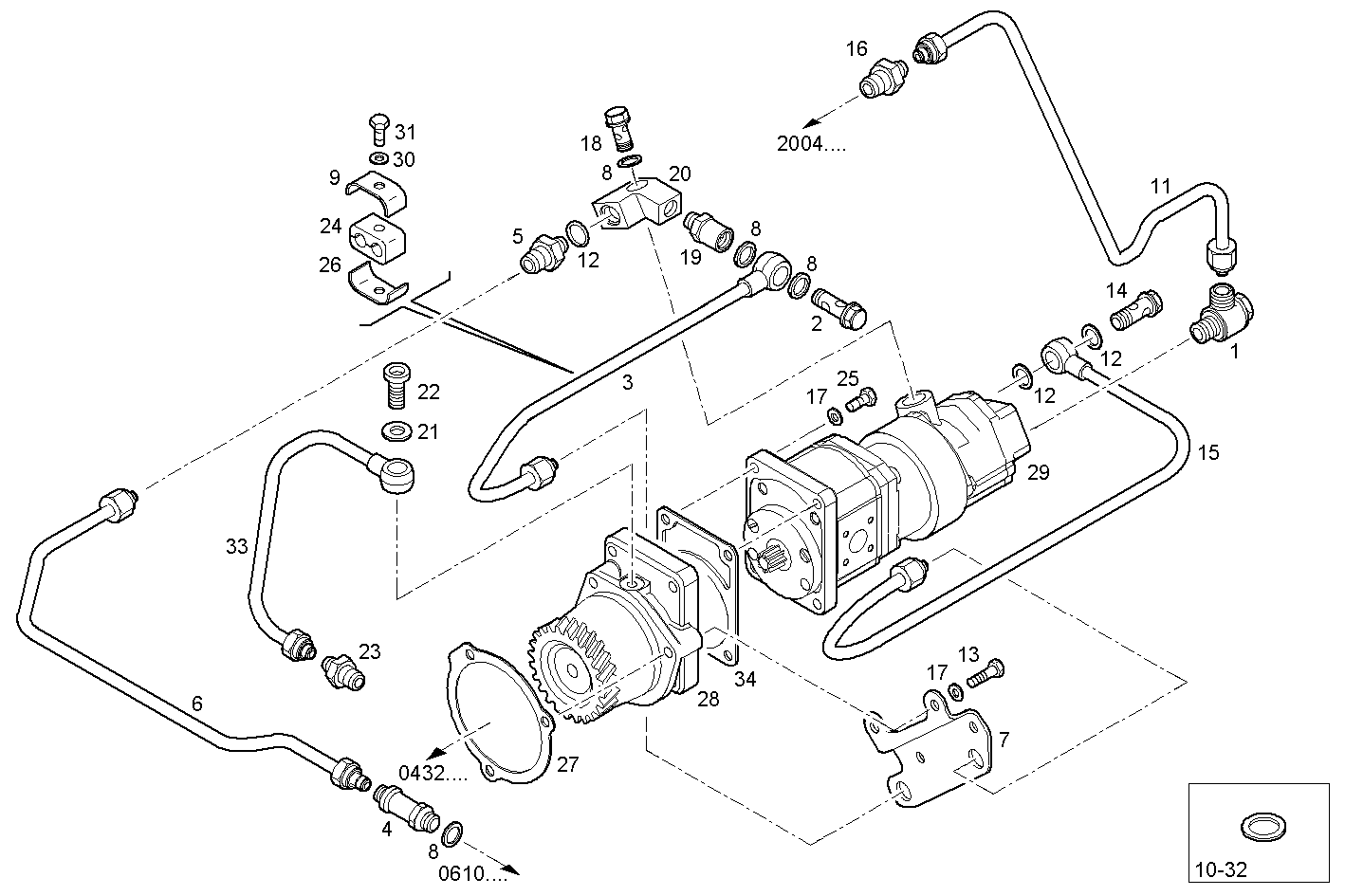 Iveco/FPT HYDRAULIC PUMP