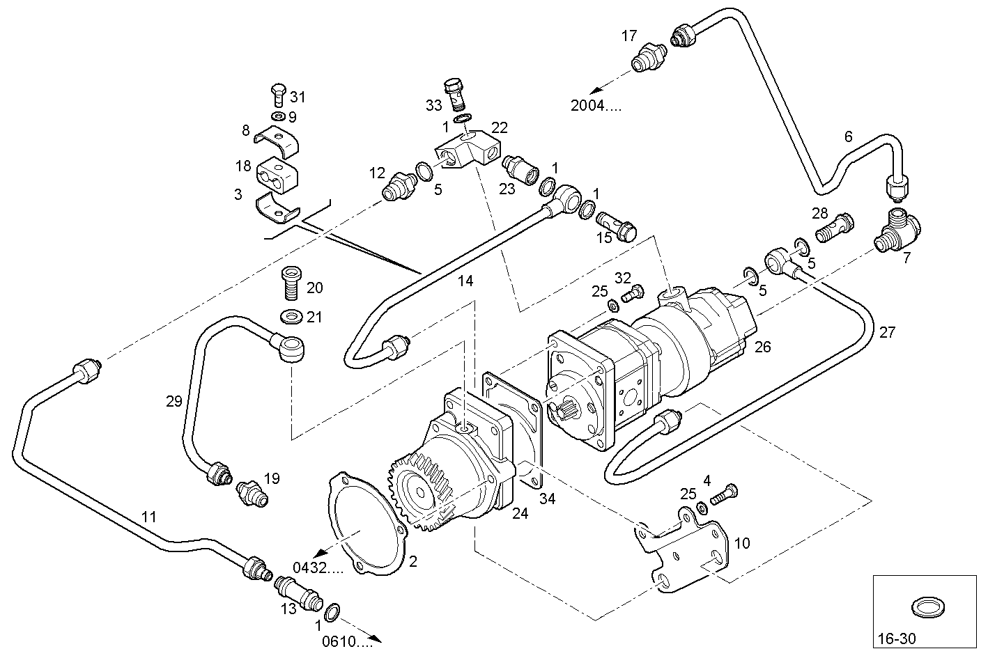 Iveco/FPT HYDRAULIC PUMP