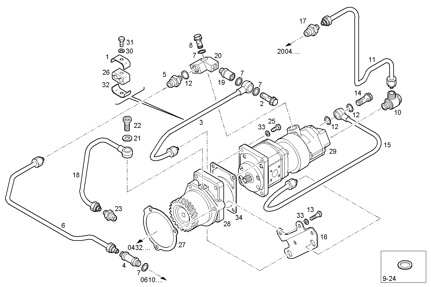 Iveco/FPT HYDRAULIC PUMP