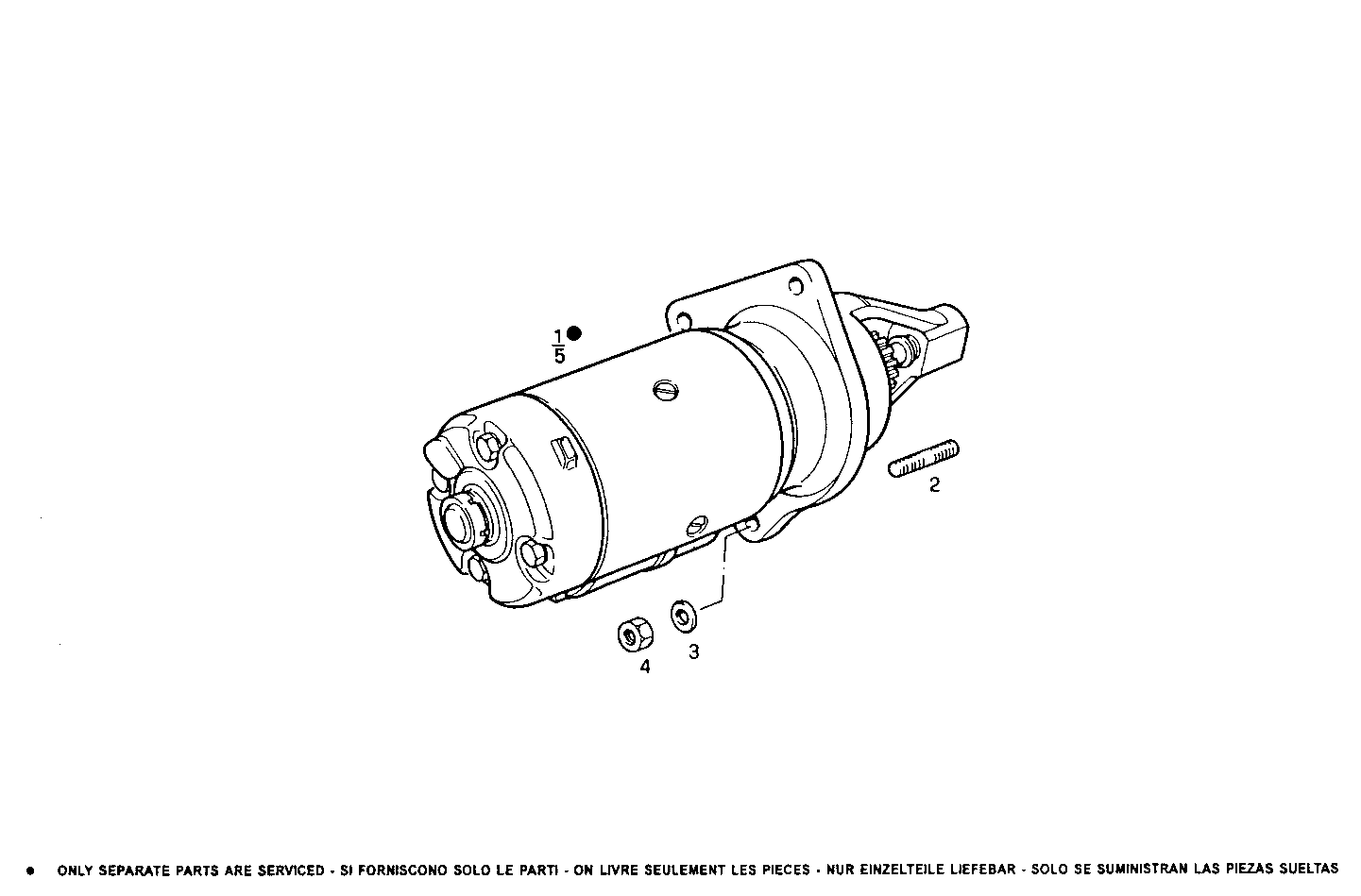 Iveco/FPT STARTER MOTOR - 12V