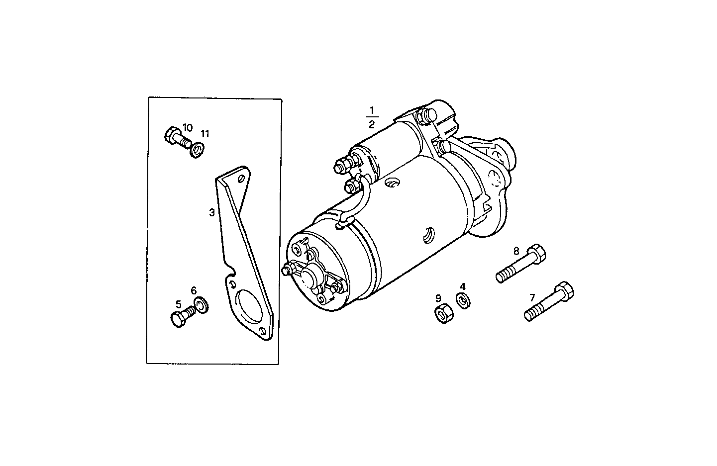 Iveco/FPT STARTER MOTOR - 12V