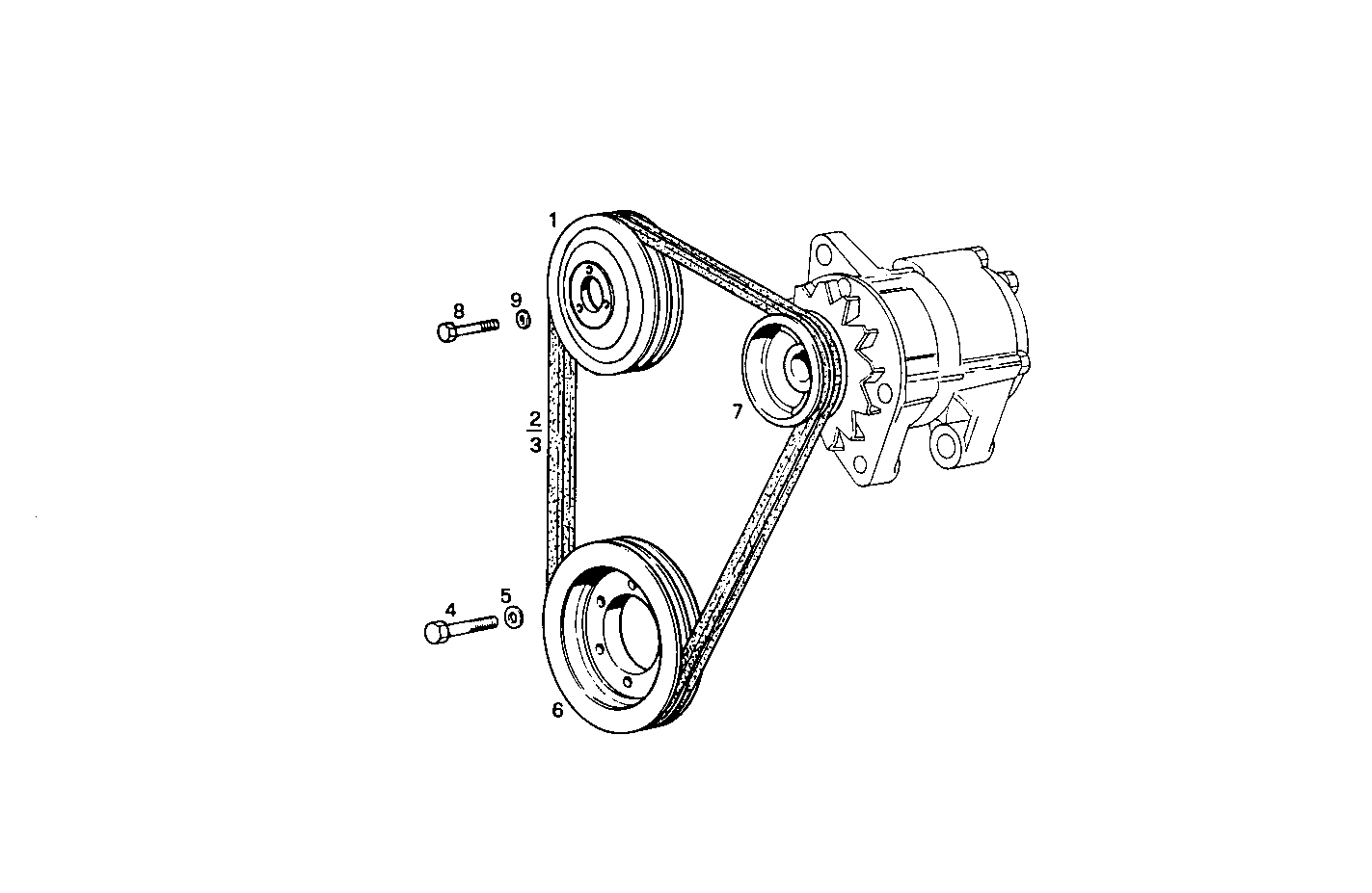 Iveco/FPT FRONT DRIVE WITH 2 BELTS