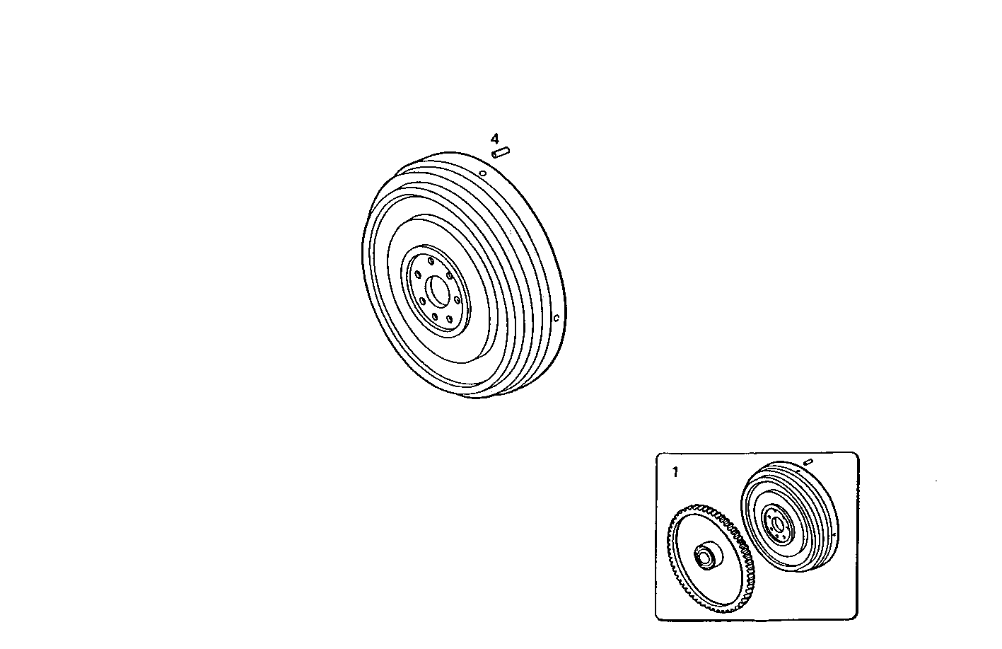 Iveco/FPT FLYWHEEL ARRANGED FOR AUTOMOTIVE CLUTCH