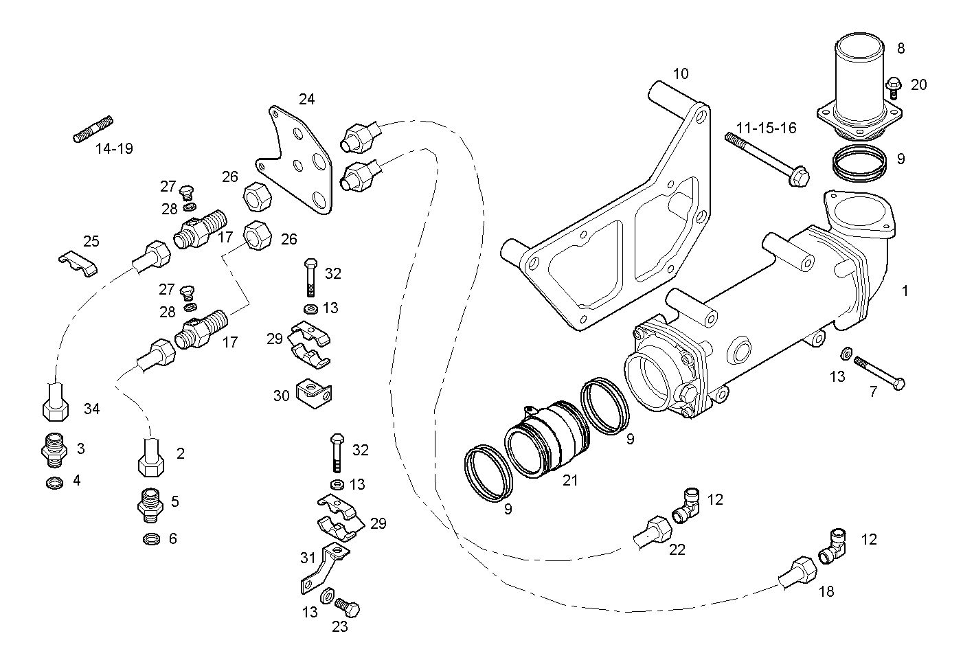 Iveco/FPT ARRANGED FOR GEAR ZF