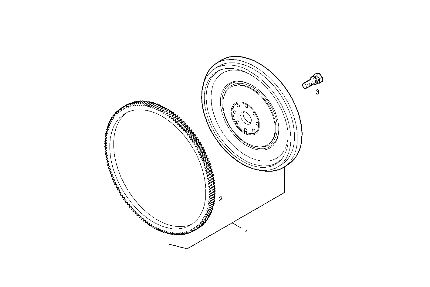 Iveco/FPT FLYWHEEL ARRANGEMENT