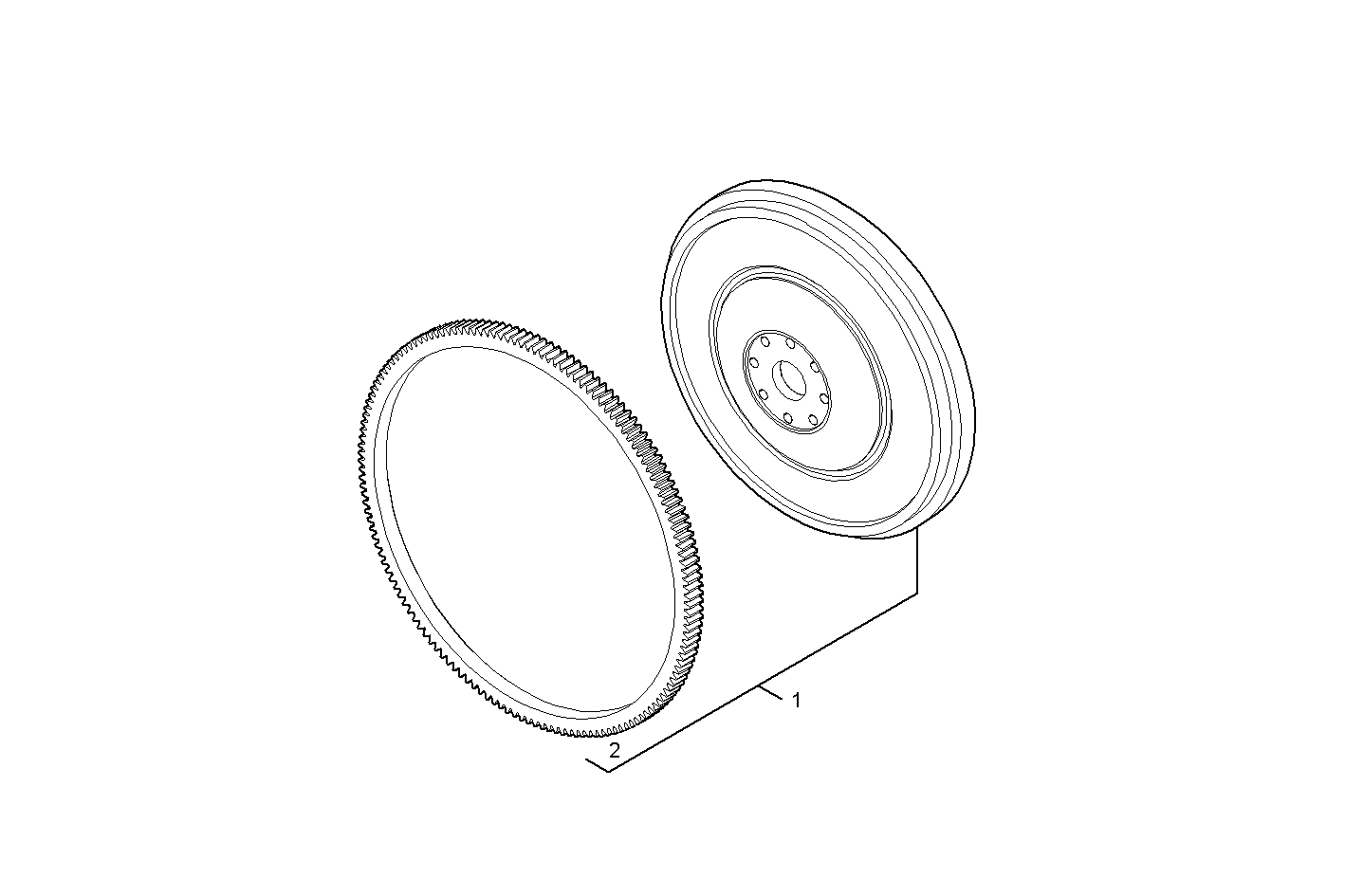 Iveco/FPT FLYWHEEL ARRANGEMENT