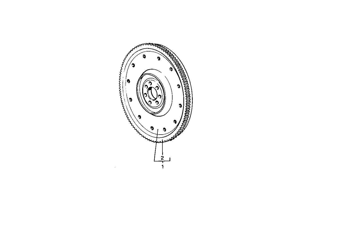 Iveco/FPT FLYWHEEL ARRANGED FOR ELASTIC COUPLING