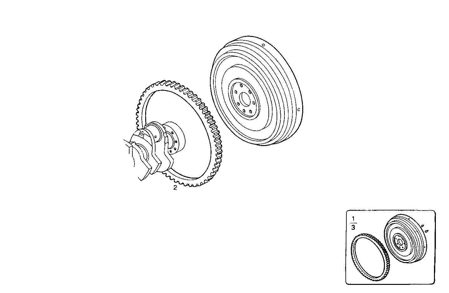 Iveco/FPT FLYWHEEL ARRANGED FOR ELASTIC COUPLING