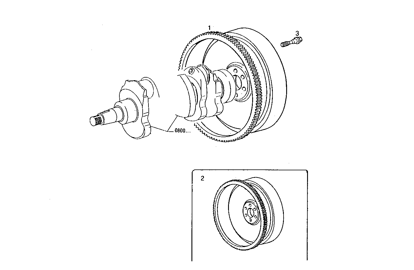 Iveco/FPT FLYWHEEL ARRANGED FOR ELASTIC COUPLING