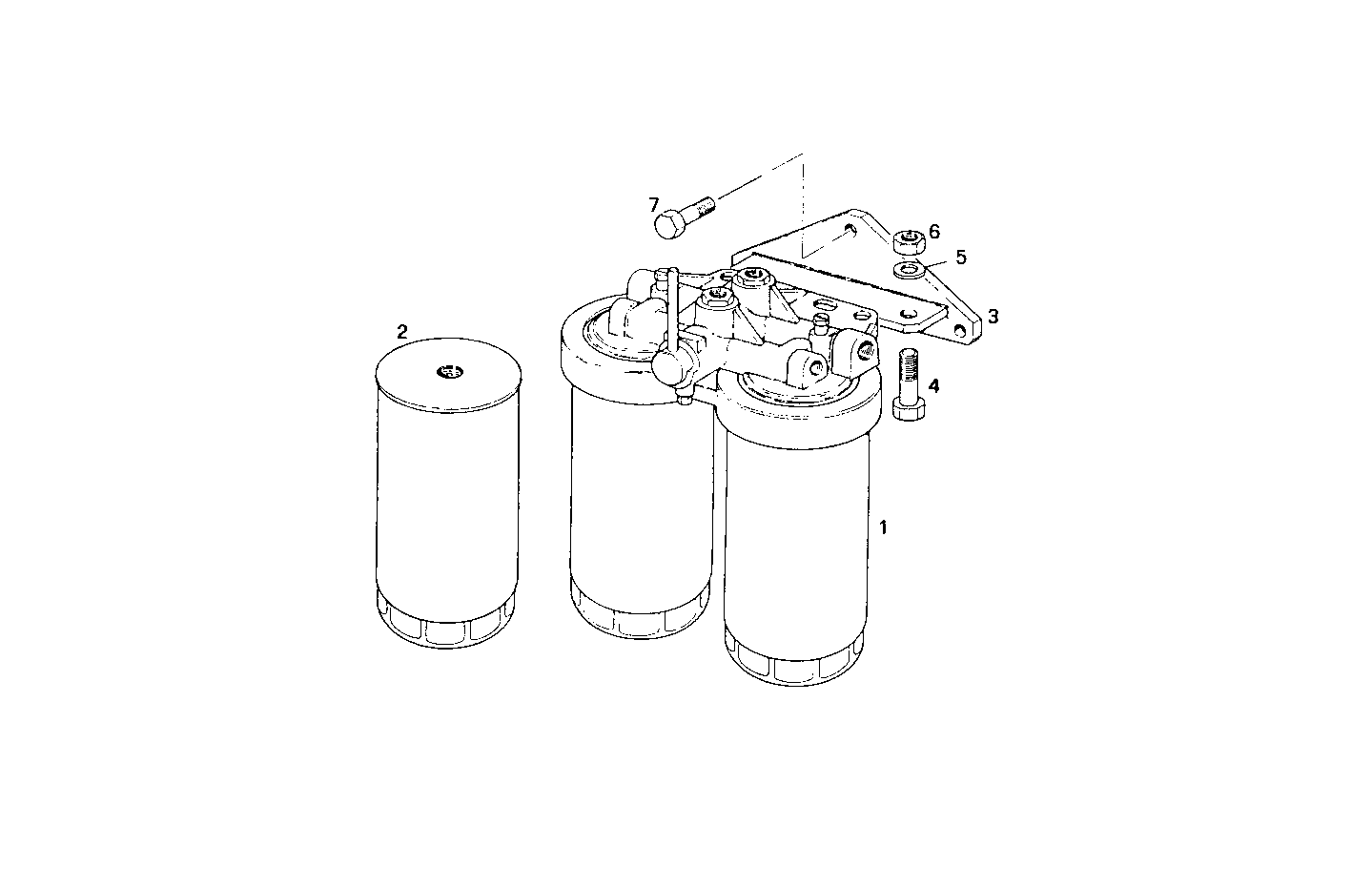 Iveco/FPT DOUBLE FUEL FILTER